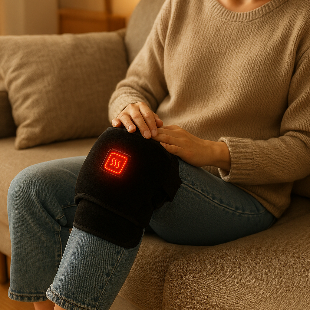 RecoverZen Heated Knee Wrap for Pain Relief & Recovery